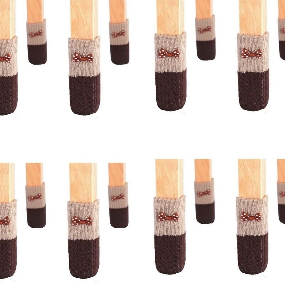 16 Pieces Chair Table Legs Knitted Socks Tips Pads